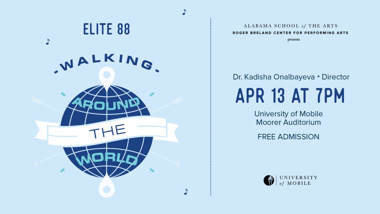 Elite88 Presents ‘Walking Around the World’ April 13