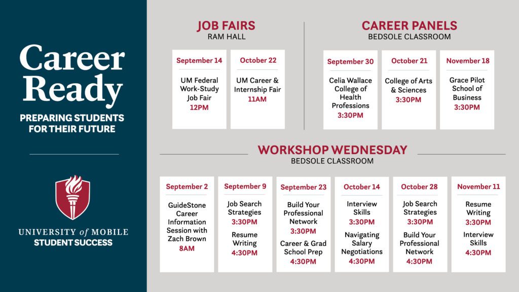 University of Mobile Launches Fall Career Services Lineup to Help Students Prepare for Their Futures